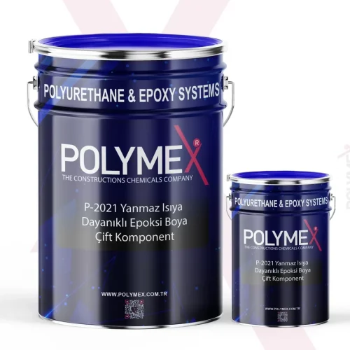 Polymex P-2021 Yanmaz Isıya Dayanıklı Epoksi Boyası