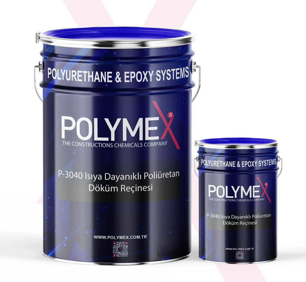 POLYMEX P-3040 Isıya Dayanıklı Poliüretan Döküm Reçinesi