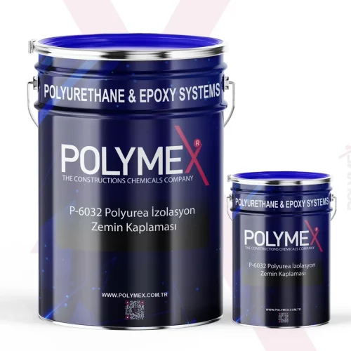Polymex P-6032 Polyurea Soğuk Sürme Esaslı Esnek İzolasyon Zemin Kaplaması